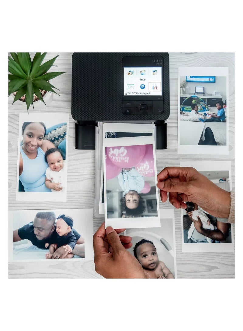 Canon SELPHY KP-108 Ink and Paper Set for Photo Printing Bundle of 2 Packs Total 216 Sheets Each Pack Includes 108 Sheets (Postcard Size 4x6") with Color Ink Compatible with CP1000, CP910, CP820 Printers - Image 3